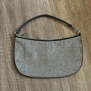H&M Rhinestone Embellished Shoulder Bag